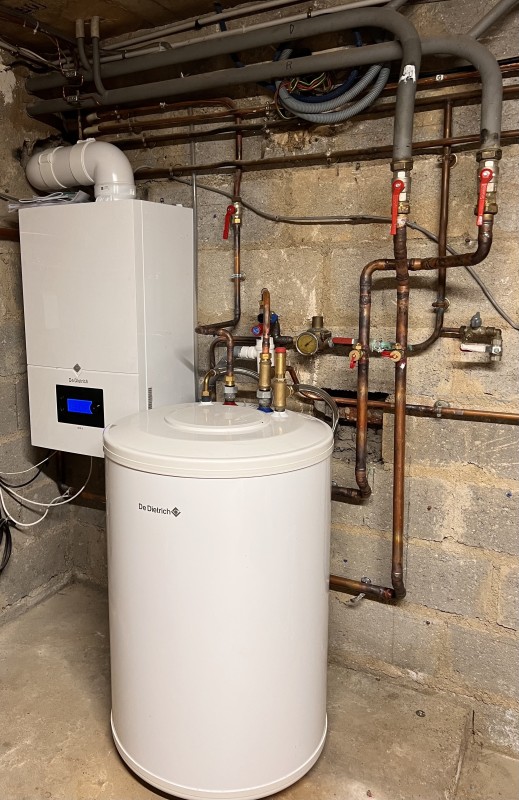 chaudière simple avec production d’eau chaude 