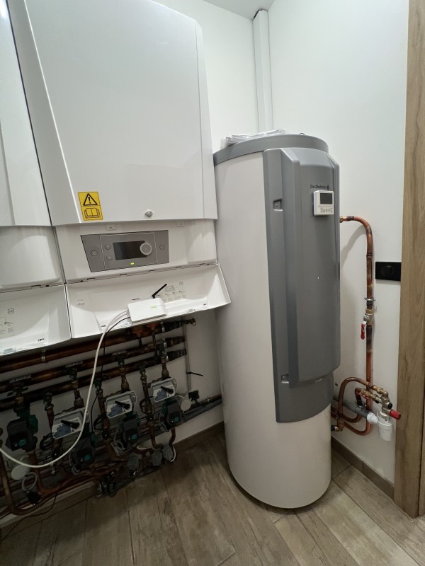 pompe à chaleur maison de 380m2 