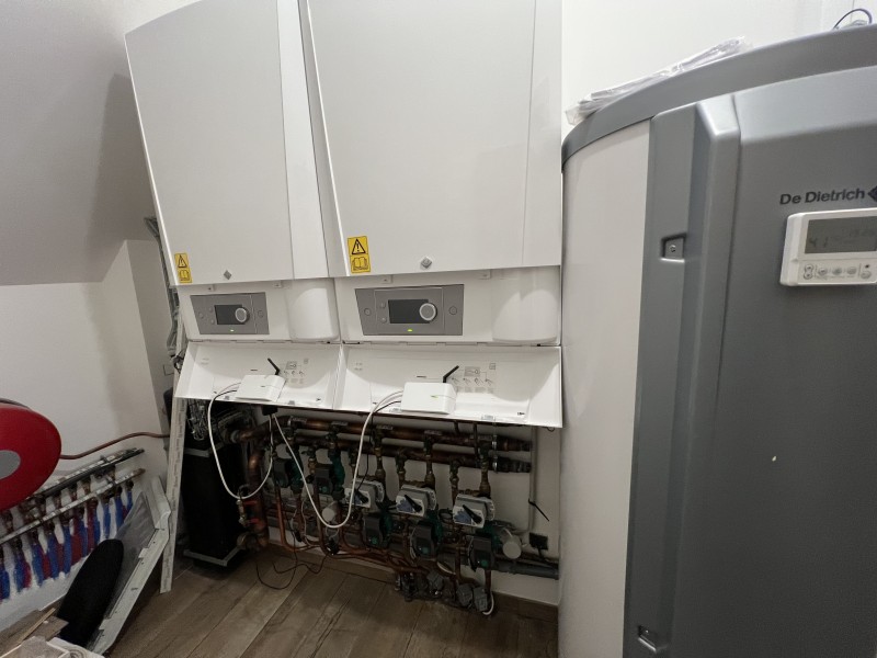 pompe à chaleur maison de 380m2 