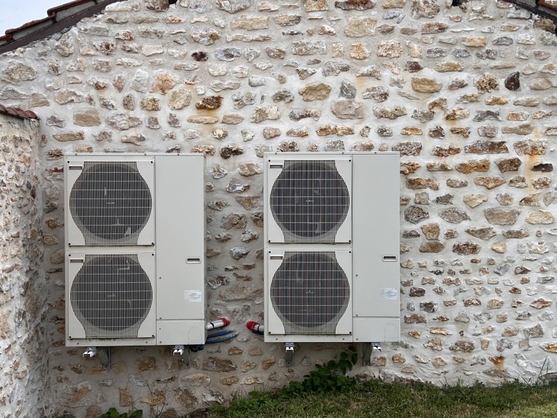 pompe à chaleur maison de 380m2 