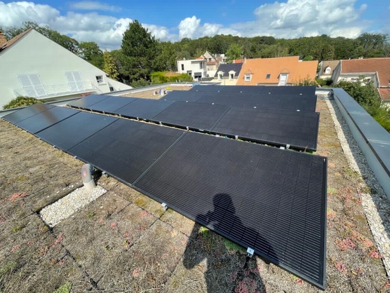 Installation de panneaux solaires photovoltaïques 6kw à Orgeval