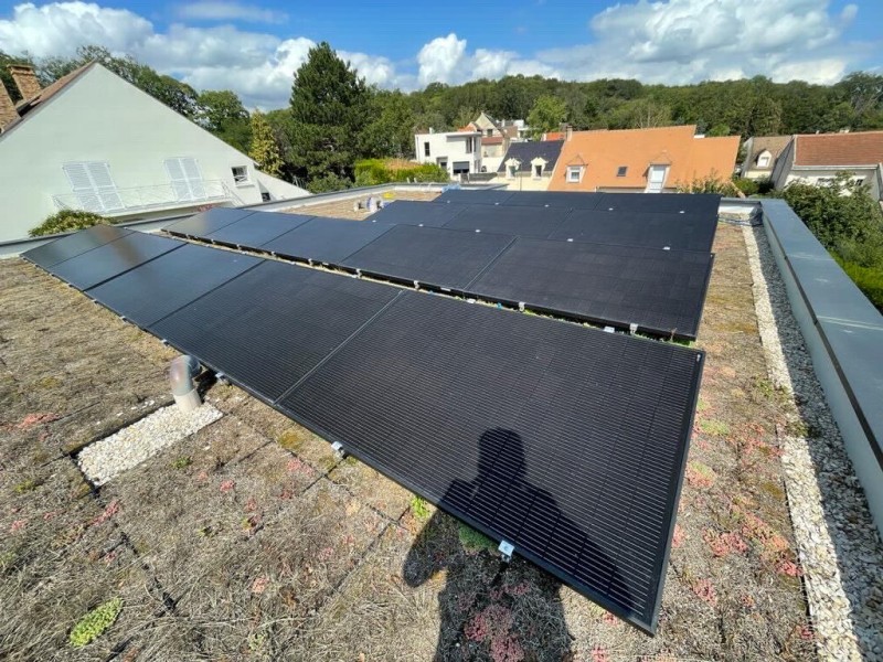 Installation de panneaux solaires photovoltaïques 6kw à Orgeval
